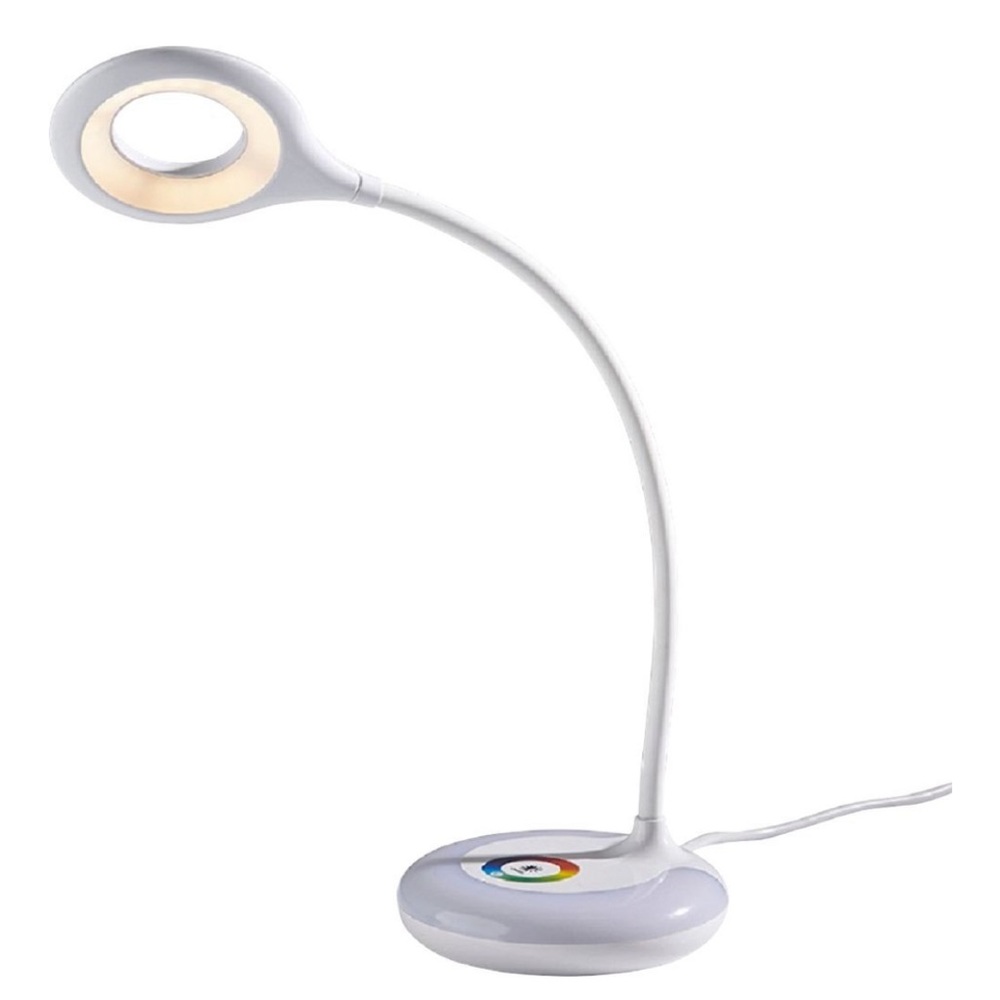 Adesso LED Desk Lamp Color Changing Base! With USB charging port